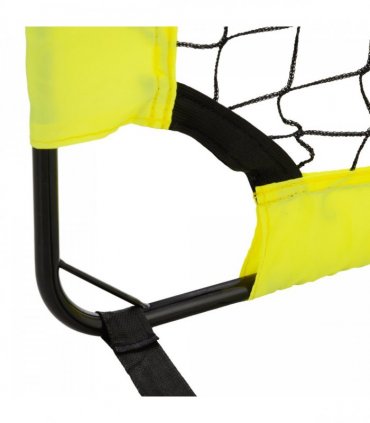 HOMCOM Football Goal Folding Outdoor with All Weather Net 6'x3' Yellow
