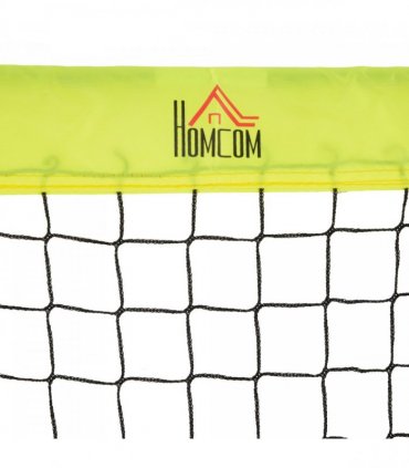 HOMCOM Football Goal Folding Outdoor with All Weather Net 6'x3' Yellow