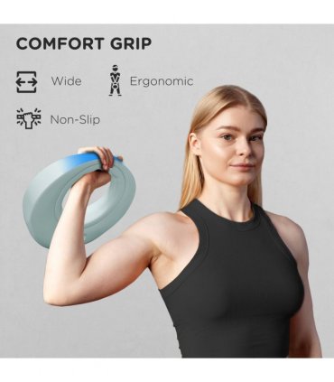 SPORTNOW 6kg Kettlebell for Weight Lifting and Strength Training, Grey