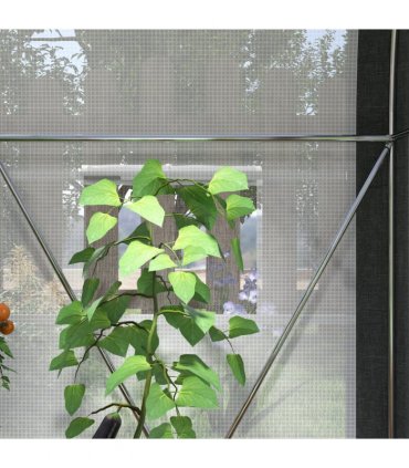 Outsunny Walk-in Tunnel Greenhouse, Upgraded Structure, Mesh Door & Windows