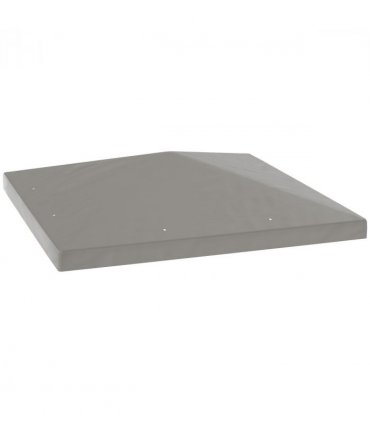 Outsunny 3 x 3(m) Gazebo Canopy Replacement Cover, UPF30+, Grey