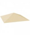 Outsunny 3 x 3(m) Gazebo Canopy Replacement Cover with Drain Holes, Beige