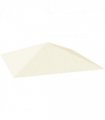 Outsunny 3 x 3(m) Gazebo Canopy Replacement Cover, UPF30+, Cream White