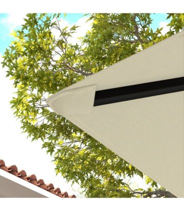 Outsunny 3 x 3(m) Gazebo Canopy Replacement Cover, UPF30+, Cream White