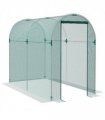 Outsunny Fruit Cage, Plant Protection Tent, 1.2 x 2.4 x 1.9m, Green