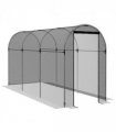Outsunny Fruit Cage, Plant Protection Tent, 1.2 x 3.6 x 1.9m, Black