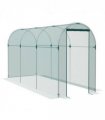 Outsunny Fruit Cage, Plant Protection Tent, 1.2 x 3.6 x 1.9m, Green