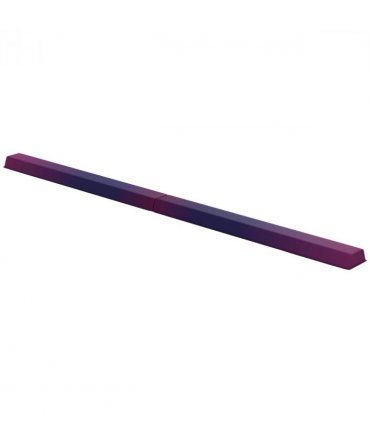 SPORTNOW 7.7ft Folding Gymnastics Balance Beam with Anti-Slip Base, Blue