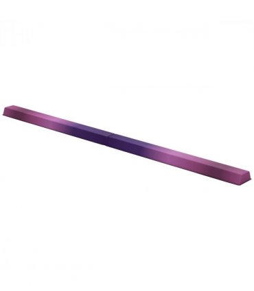 SPORTNOW 7.7ft Folding Gymnastics Balance Beam with Anti-Slip Base, Purple