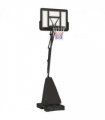 SPORTNOW 2.45-3.05m Portable Basketball Hoop and Stand with Wheels, Black