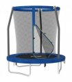 SPORTNOW 6ft Outdoor Trampoline with Safety Enclosure Net, Blue