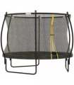 SPORTNOW 10ft Trampoline with Enclosure Net and Spring Cover, Black