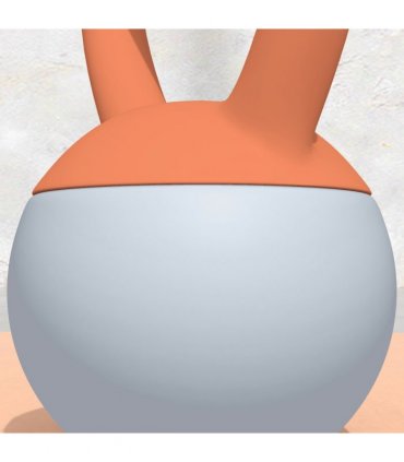 SPORTNOW 4KG Kettlebell with Soft Body and Non-Slip Handle, Orange and Grey