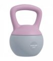 SPORTNOW 8KG Kettlebell with Soft Body and Non-Slip Handle, Purple and Grey