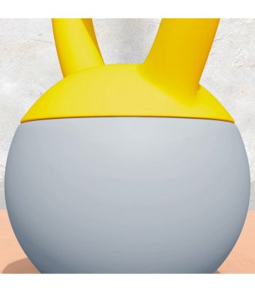 SPORTNOW 8KG Kettlebell with Soft Body and Non-Slip Handle, Yellow and Grey