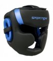 SPORTNOW Boxing Headguard w/ Adjustable Strap for Sparring Kickboxing, Blue