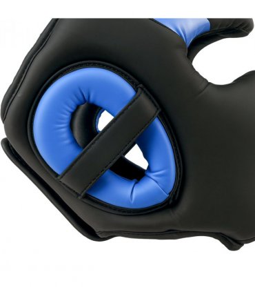 SPORTNOW Boxing Headguard w/ Adjustable Strap for Sparring Kickboxing, Blue