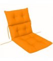 Outsunny Adirondack Chair Cushion Rocking Chair Cushion w/ Ties, Orange