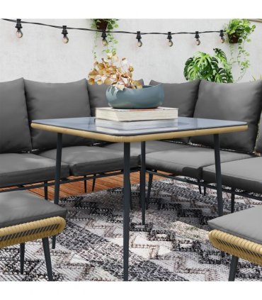 Stylish Six-Piece Balcony Furniture Set - Comfortable Outdoor Living