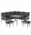 Stylish Six-Piece Balcony Furniture Set - Comfortable Outdoor Living