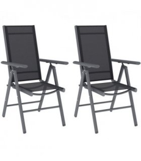 Aluminium Folding Chairs Set - Lightweight & Comfortable Outdoor Seating