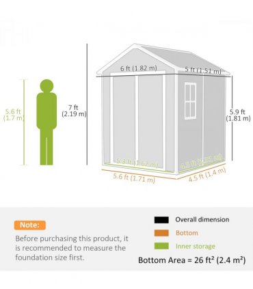 Garden Storage Shed - Weatherproof, Spacious & Secure Outdoor Storage