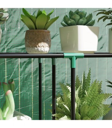 Garden Plant Greenhouse - Weatherproof Protection & Organising Shelves