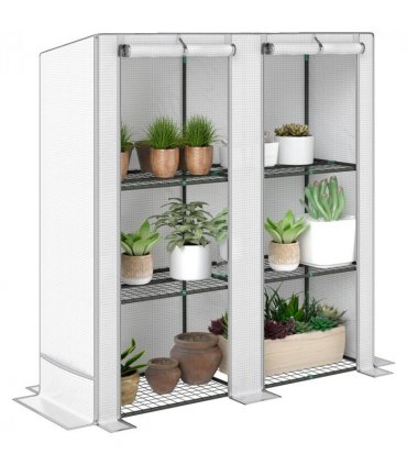 Garden Plant Organiser - Durable Shelves with Weather Protection
