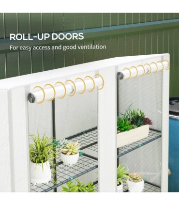 Garden Plant Organiser - Durable Shelves with Weather Protection
