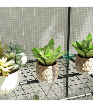 Garden Plant Organiser - Durable Shelves with Weather Protection