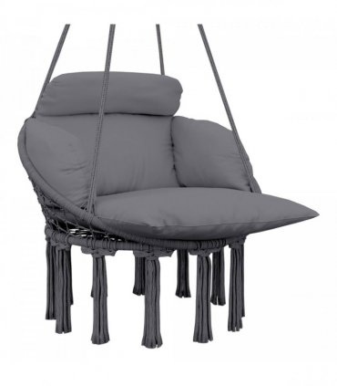 Stylish Hanging Chair with Cushion - Comfort for Indoor & Outdoor Relaxation