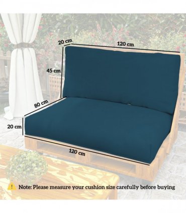 Premium Black Cushion Set - Comfort & Durability for Relaxing Seating