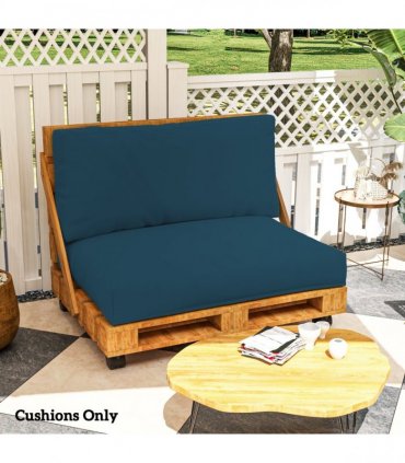 Premium Black Cushion Set - Comfort & Durability for Relaxing Seating
