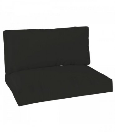 Premium Black Cushion Set - Comfort & Durability for Relaxing Seating