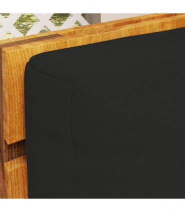 Premium Black Cushion Set - Comfort & Durability for Relaxing Seating
