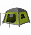 Outsunny Inflatable Camping Tent, Easy Setup 2 Man Tent, Green