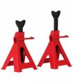 HOMCOM 2 Ton Axle Stands, Adjustable Car Jack Stands, Pack of 2, Red