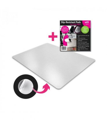 Cleartex® Evolutionmat® Rectangular Anti-Slip Chair Mat - 90 x 120cm