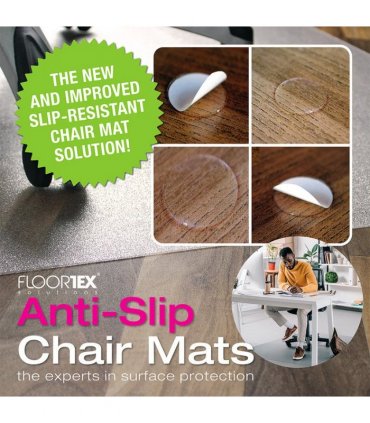 Cleartex® Evolutionmat® Rectangular Anti-Slip Chair Mat - 90 x 120cm