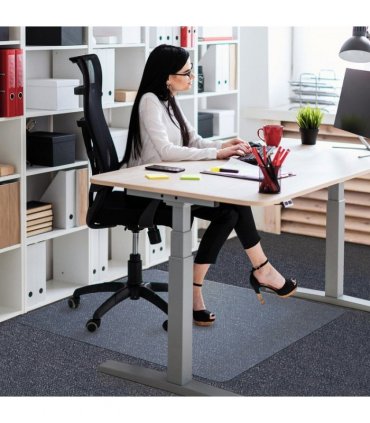 Cleartex Unomat Anti-Slip Polycarbonate Chair Mat - 89 x 119cm