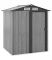 Outsunny 5ft x 4.3ft Outdoor Metal Storage Shed with Sliding Door Sloped Roof
