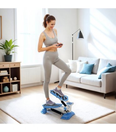 HOMCOM Portable Mini Stepper Step Machine for Home Gym Office Exercise