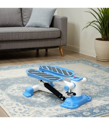 HOMCOM Portable Mini Stepper Step Machine for Home Gym Office Exercise