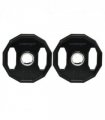 SPORTNOW Olympic Weight Plates Set with 2"/5cm Holes for Home Gym, 2 x 5kg