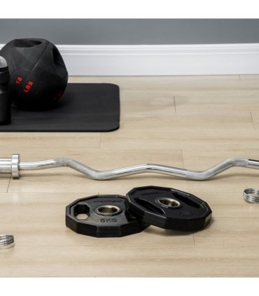 SPORTNOW Olympic Weight Plates Set with 2"/5cm Holes for Home Gym, 2 x 5kg