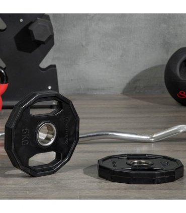 SPORTNOW Olympic Weight Plates Set with 2"/5cm Holes for Home Gym, 2 x 5kg