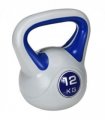SPORTNOW 12kg Kettle Bell with Handle for Home Gym, Dark Blue and Grey