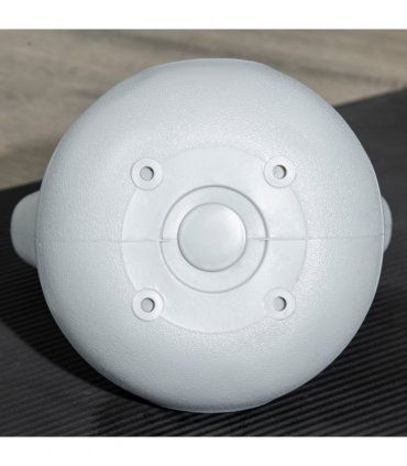 SPORTNOW 10kg Kettle Bell with Handle for Home Gym, Light Blue and Grey