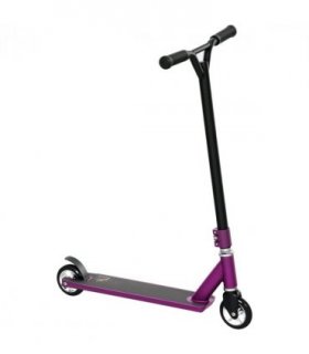 HOMCOM Stunt Scooter Entry Level Tricks Scooter for 14+ Beginners, Purple