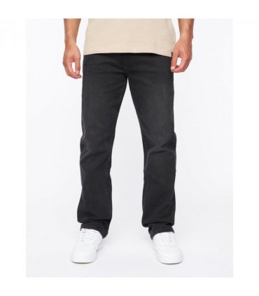 Janstar Straight Leg Jeans Black Wash W36 L32